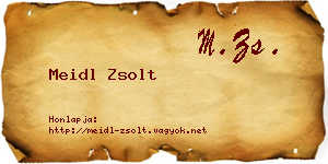 Meidl Zsolt névjegykártya